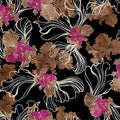 Pattern design abstract fiori - Patterntag